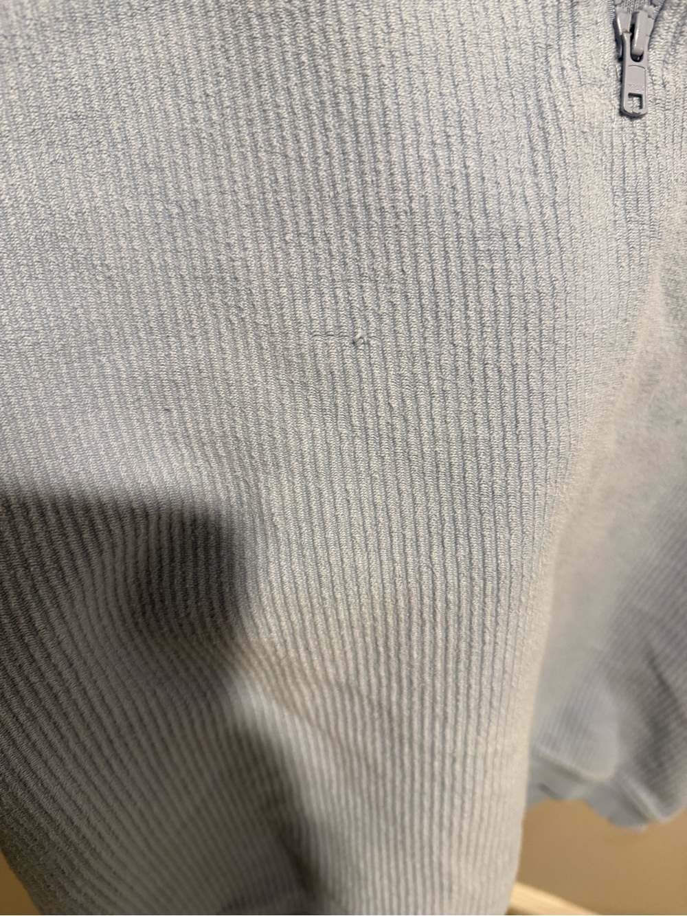 Aerie Half-Zip Pullover Sweater - Light Blue - Picture 5 of 7